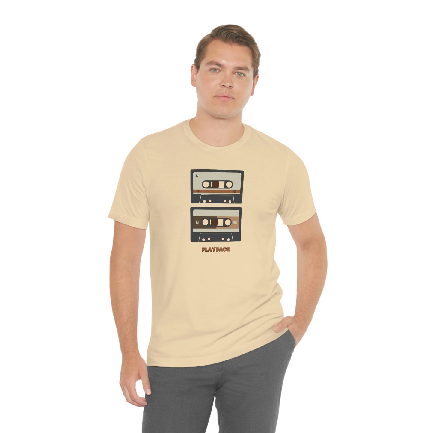 "Playback" Unisex Jersey Short Sleeve Tee