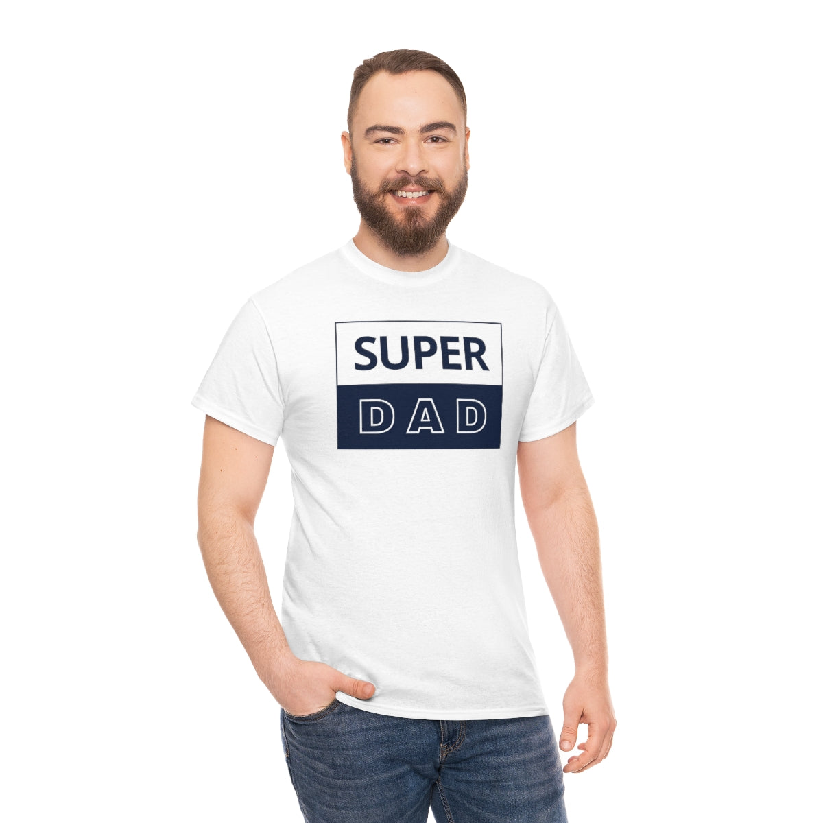 "Super Dad" Unisex Heavy Cotton Tee