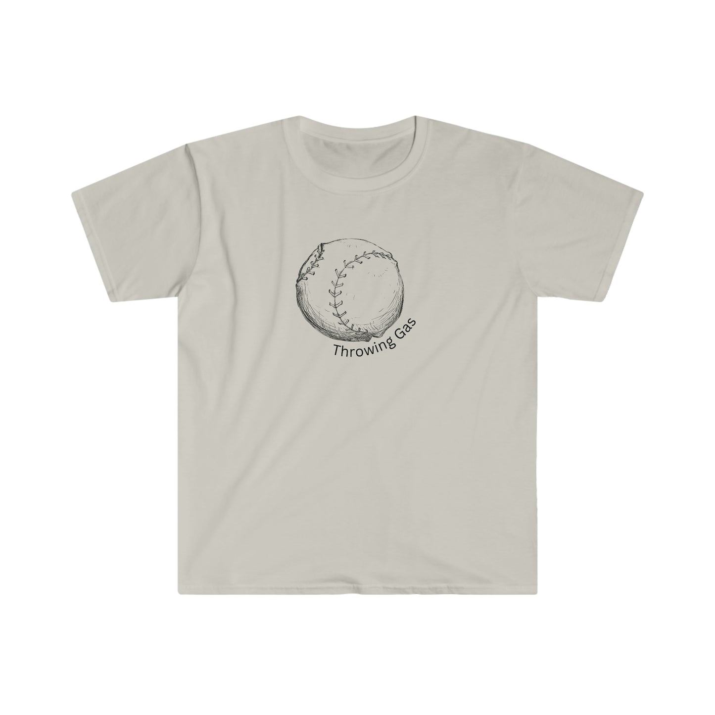 "Throwing Gas" Unisex Softstyle T-Shirt