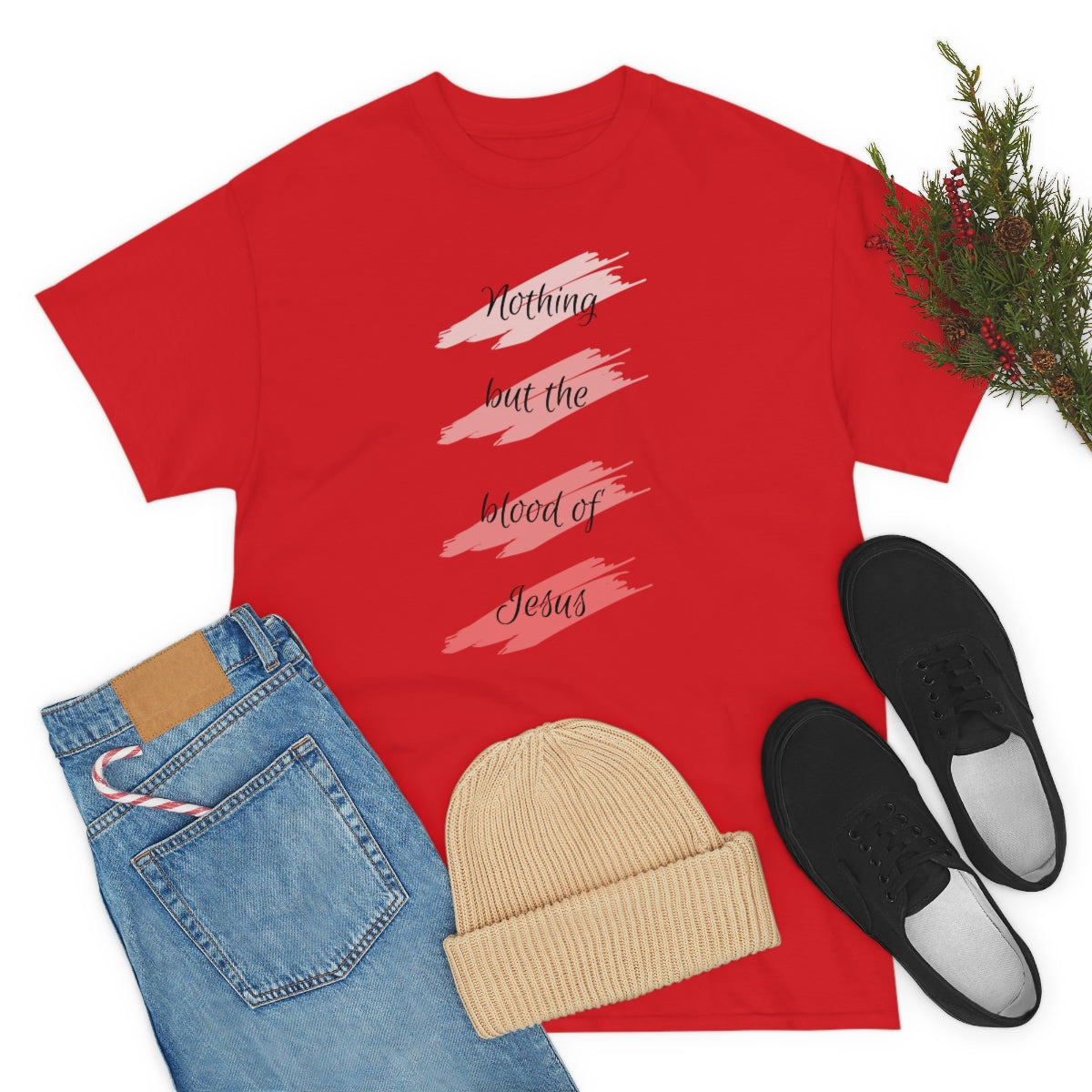 "Nothing But the Blood" Unisex Heavy Cotton Tee