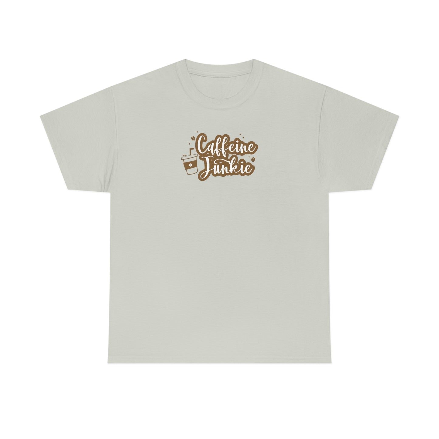 "Caffeine Junkie" Unisex Heavy Cotton Tee