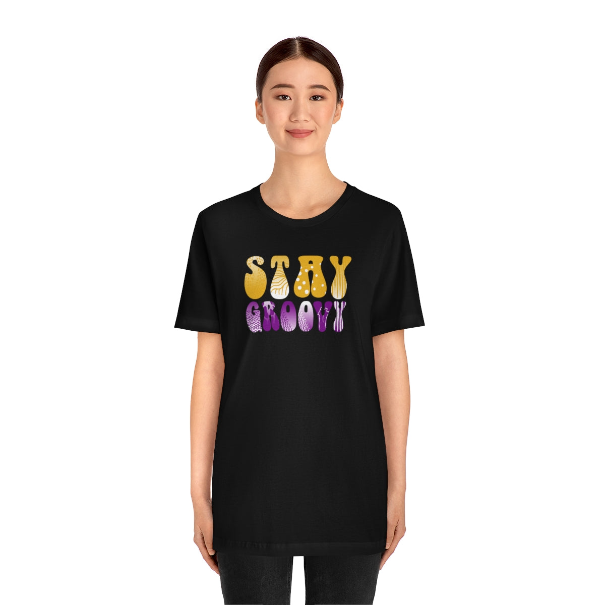 Stay Groovy Unisex Jersey Short Sleeve Tee