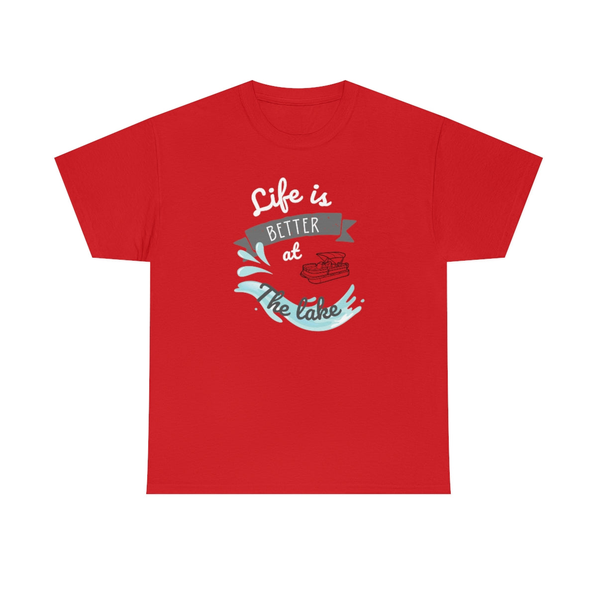 Life is Better at the Lake Unisex Heavy Cotton Tee