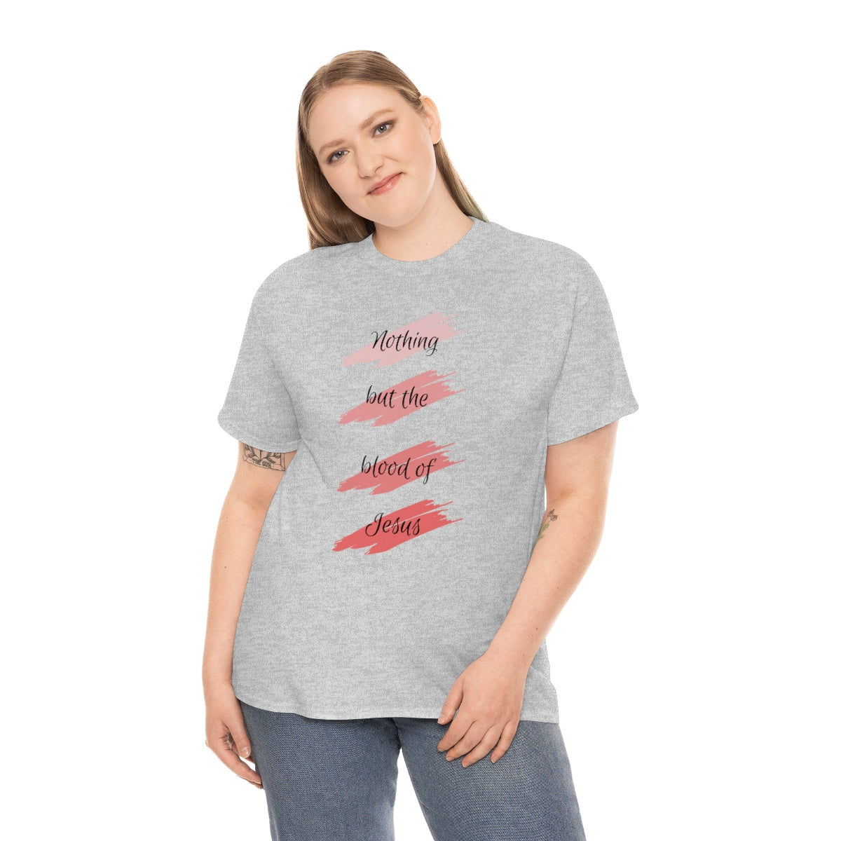 "Nothing But the Blood" Unisex Heavy Cotton Tee