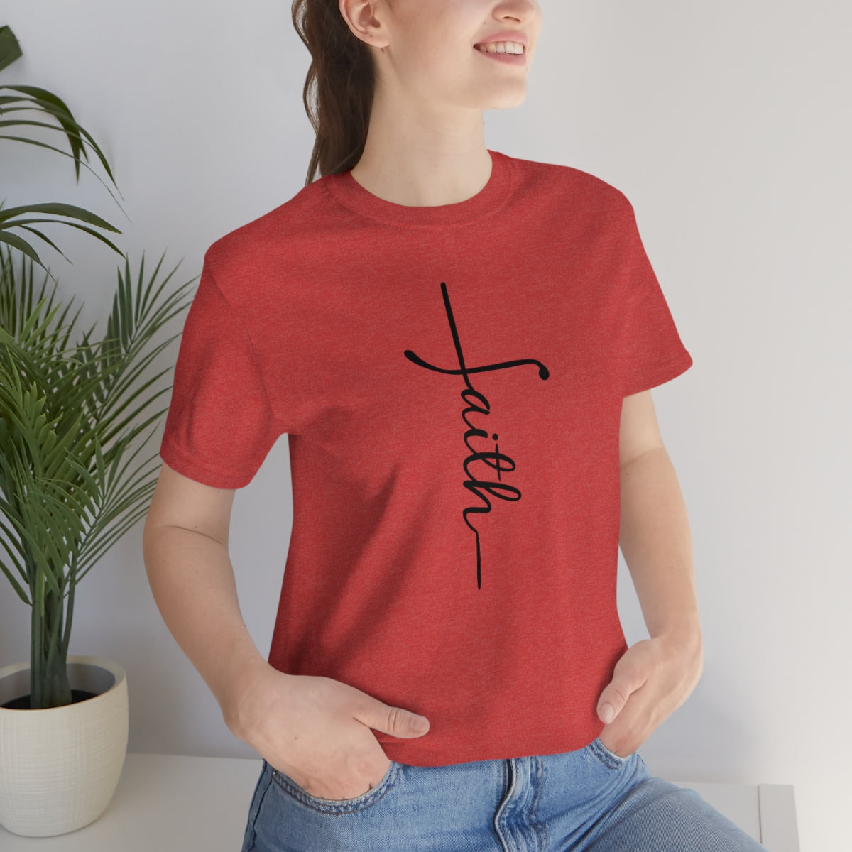 "Faith" Unisex Jersey Short Sleeve Tee