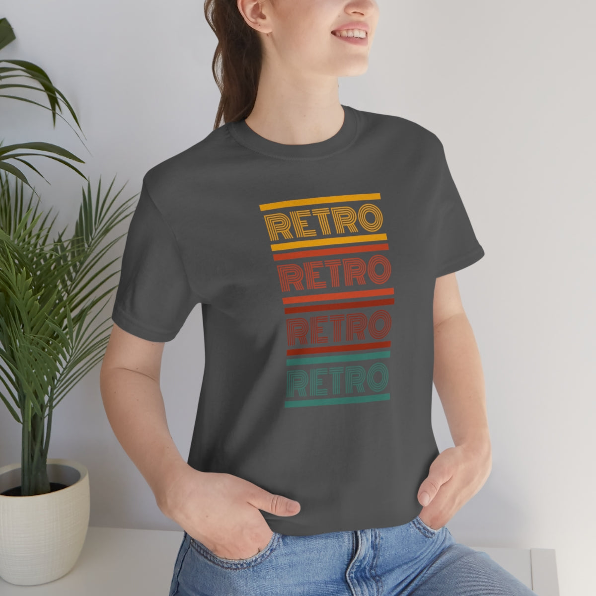 Retro Unisex Jersey Short Sleeve Tee