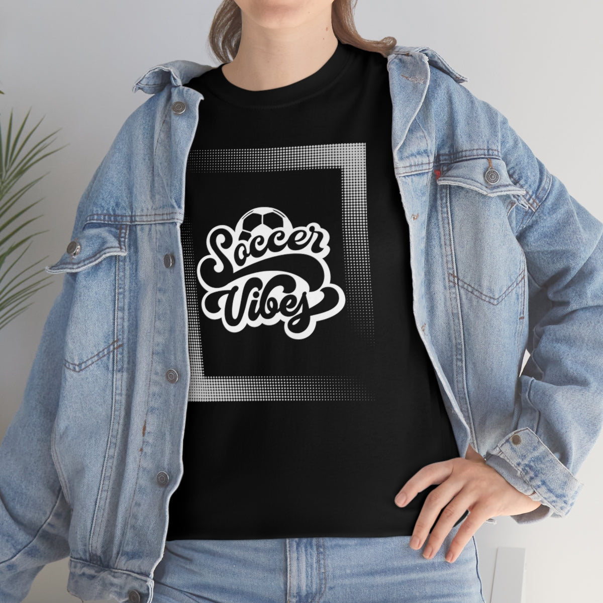 "Soccer Vibes" Unisex Heavy Cotton Tee