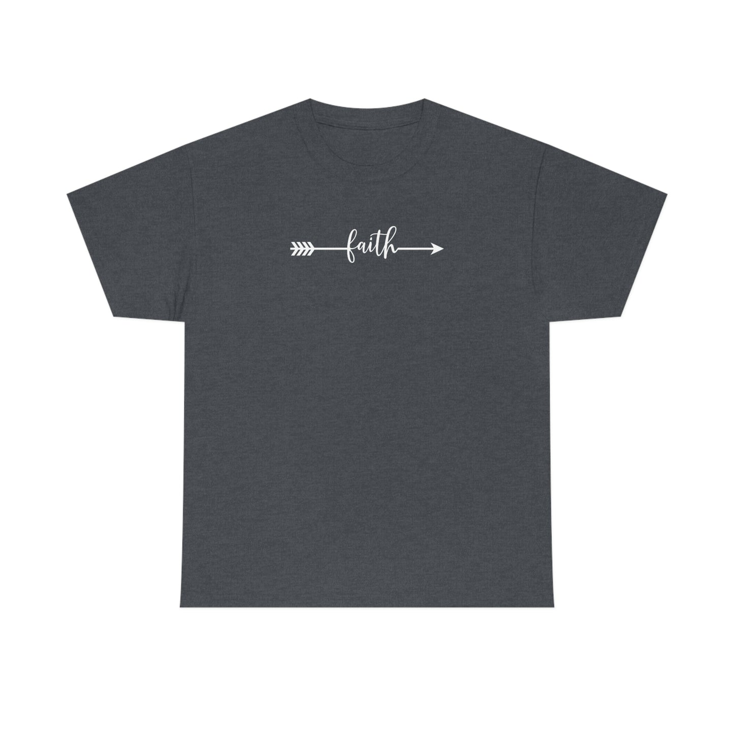 "Faith Arrow" Unisex Heavy Cotton Tee