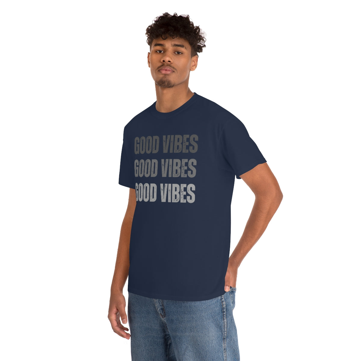 "Triple Good Vibes" Unisex Heavy Cotton Tee