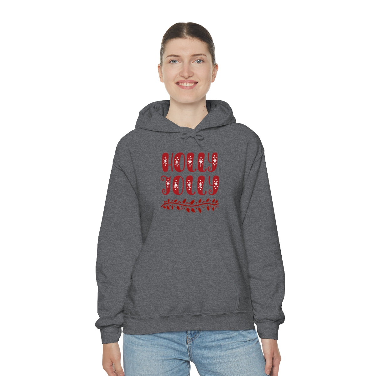"Holly Jolly" Unisex Heavy Blend™ Hooded Sweatshirt