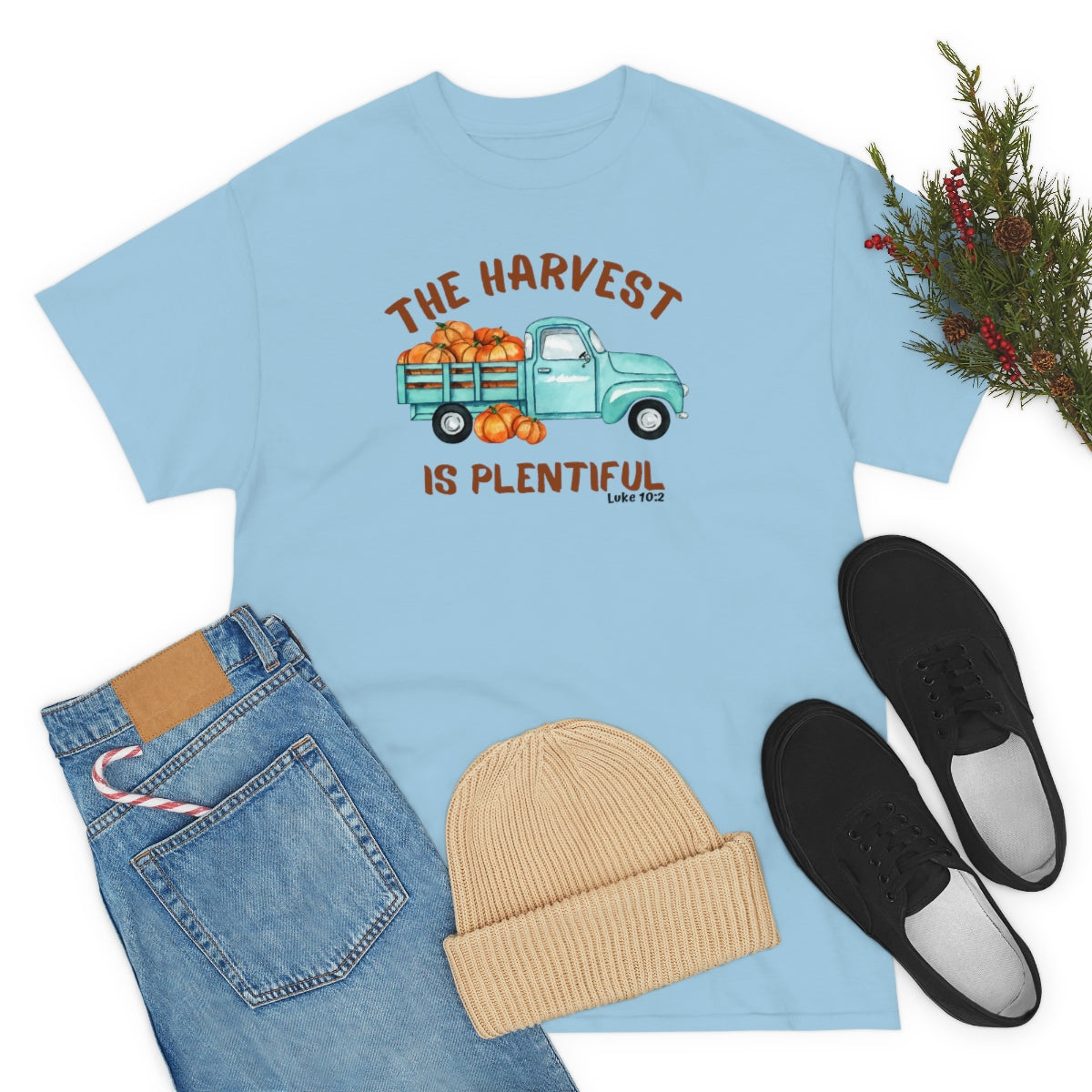 The Harvest is Plentiful Unisex Heavy Cotton Tee