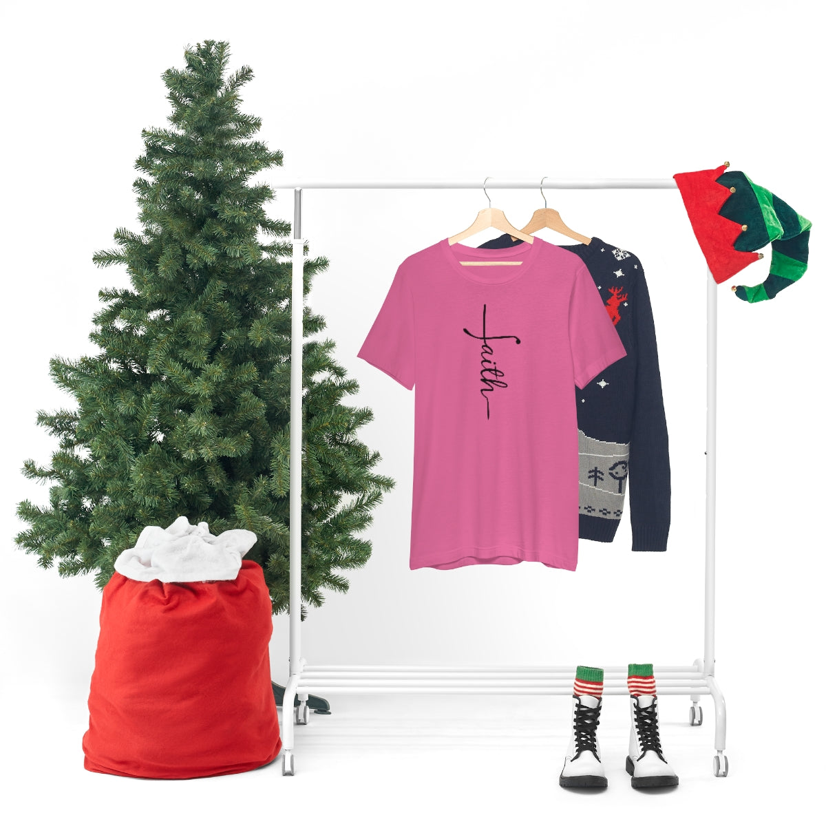 "Faith" Unisex Jersey Short Sleeve Tee