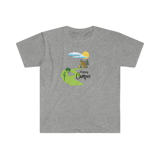 "Happy Camper" Unisex Softstyle T-Shirt