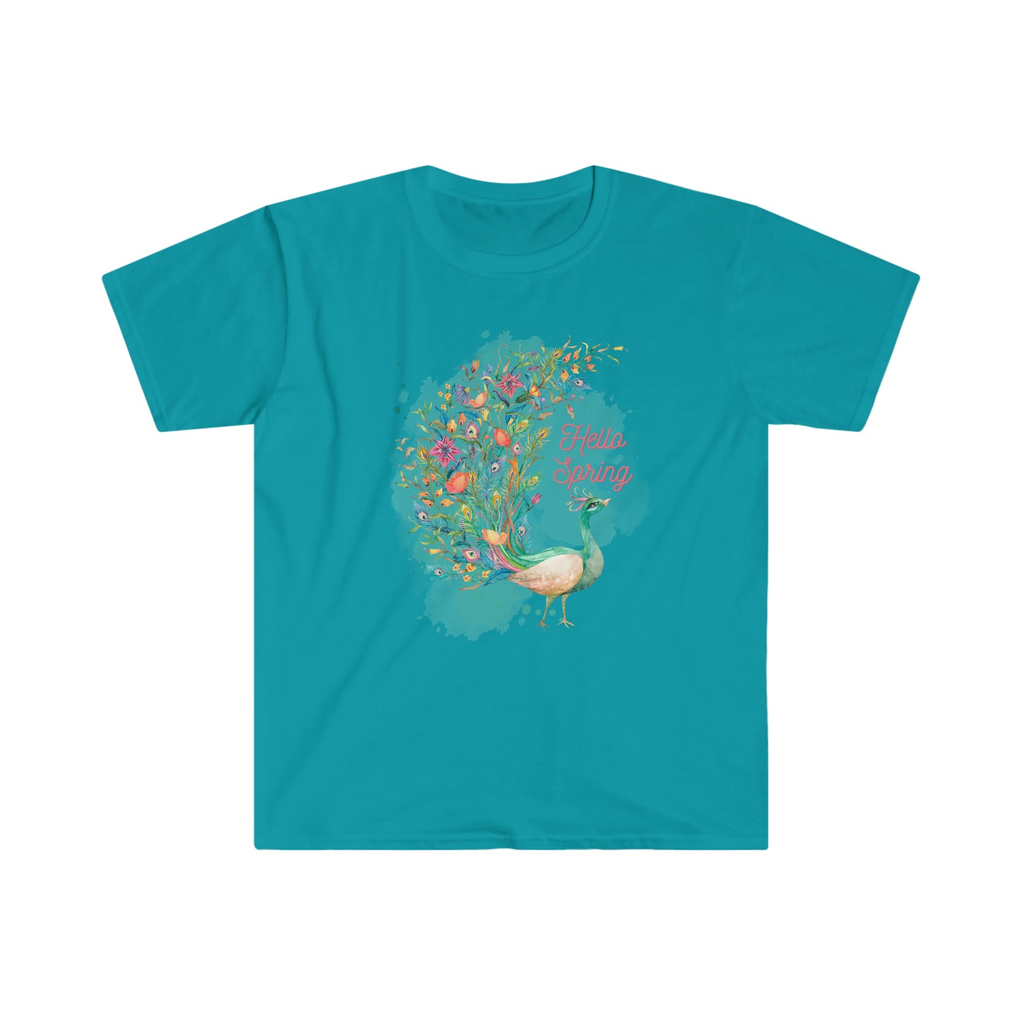"Hello Spring" Unisex Softstyle T-Shirt