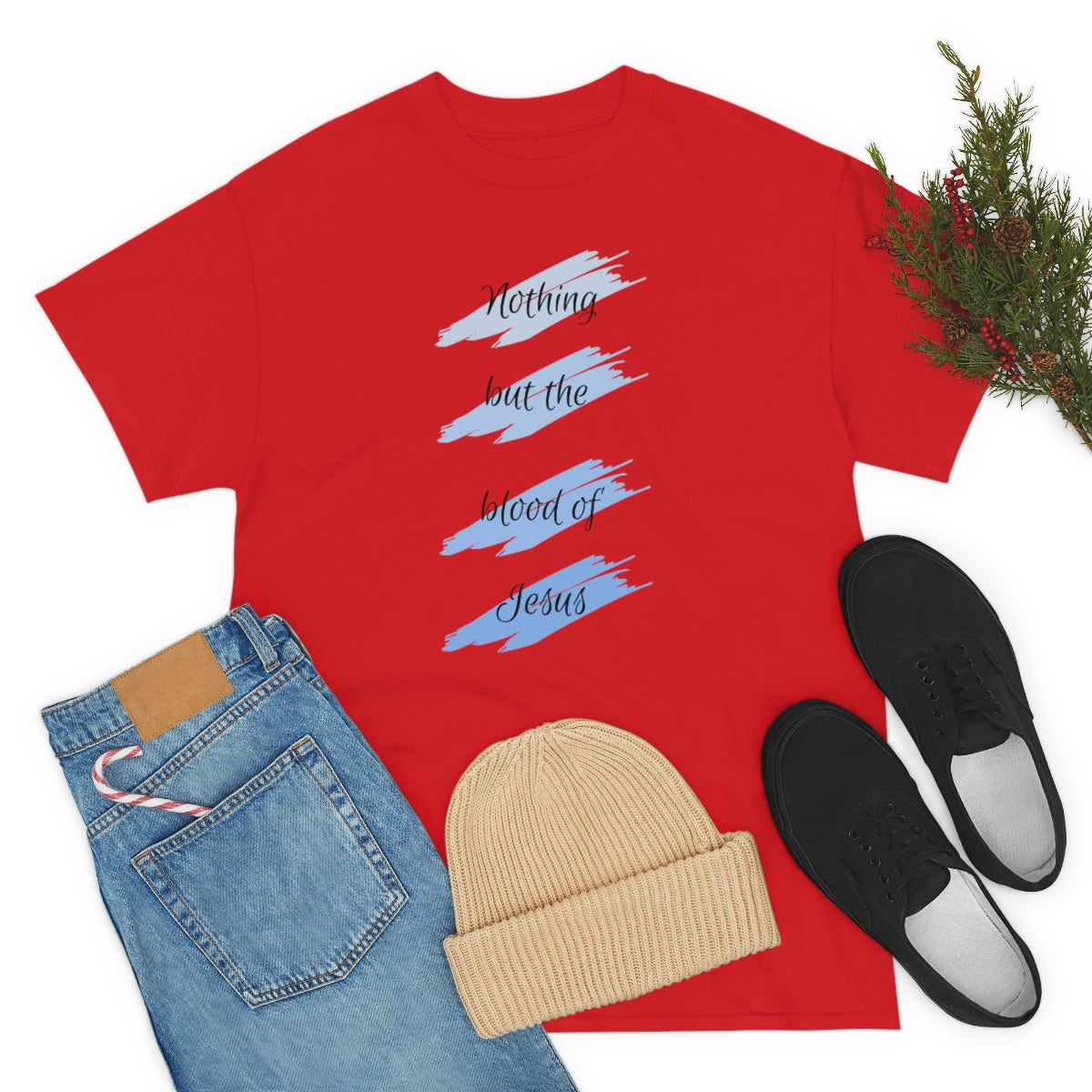 "Nothing But the Blood" Unisex Heavy Cotton Tee