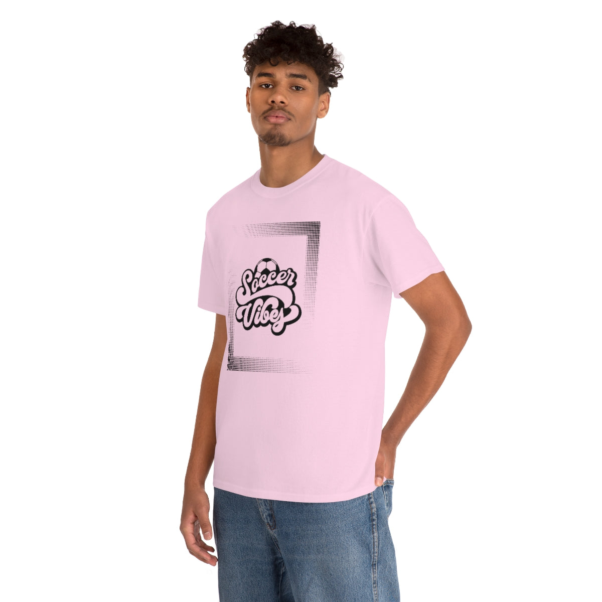 "Soccer Vibes" Unisex Heavy Cotton Tee