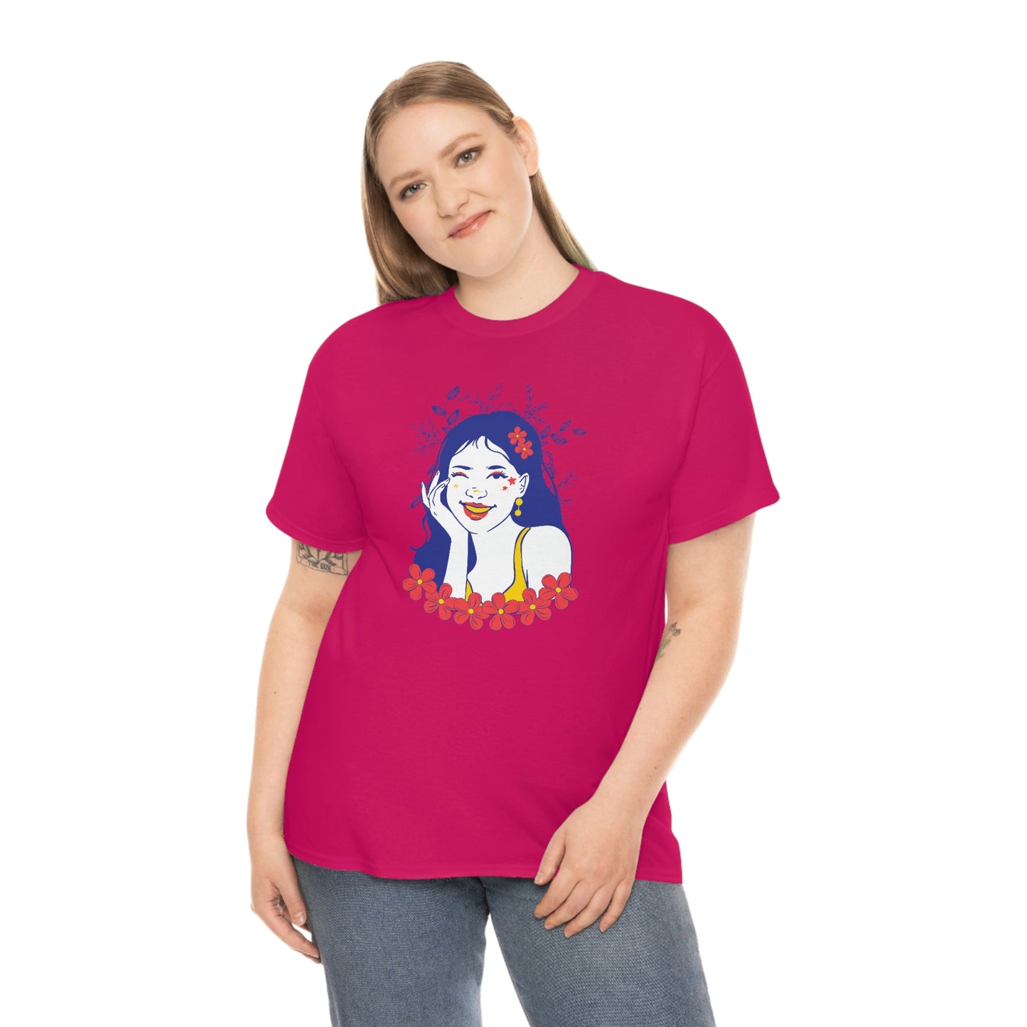 "Sunny Smiles" Unisex Heavy Cotton Tee