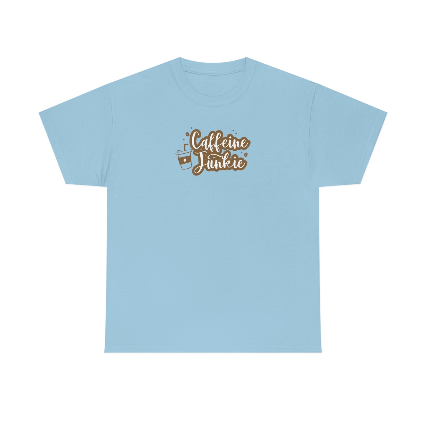 "Caffeine Junkie" Unisex Heavy Cotton Tee
