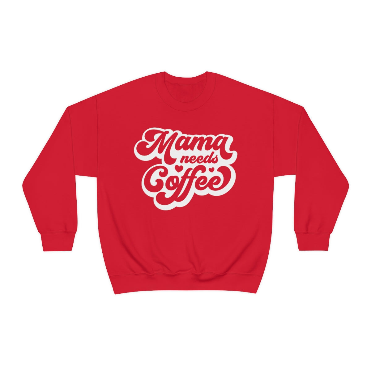 "Mama Needs Coffee" Unisex Heavy Blend™ Crewneck Sweatshirt