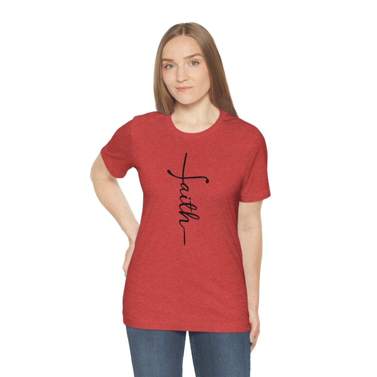 "Faith" Unisex Jersey Short Sleeve Tee