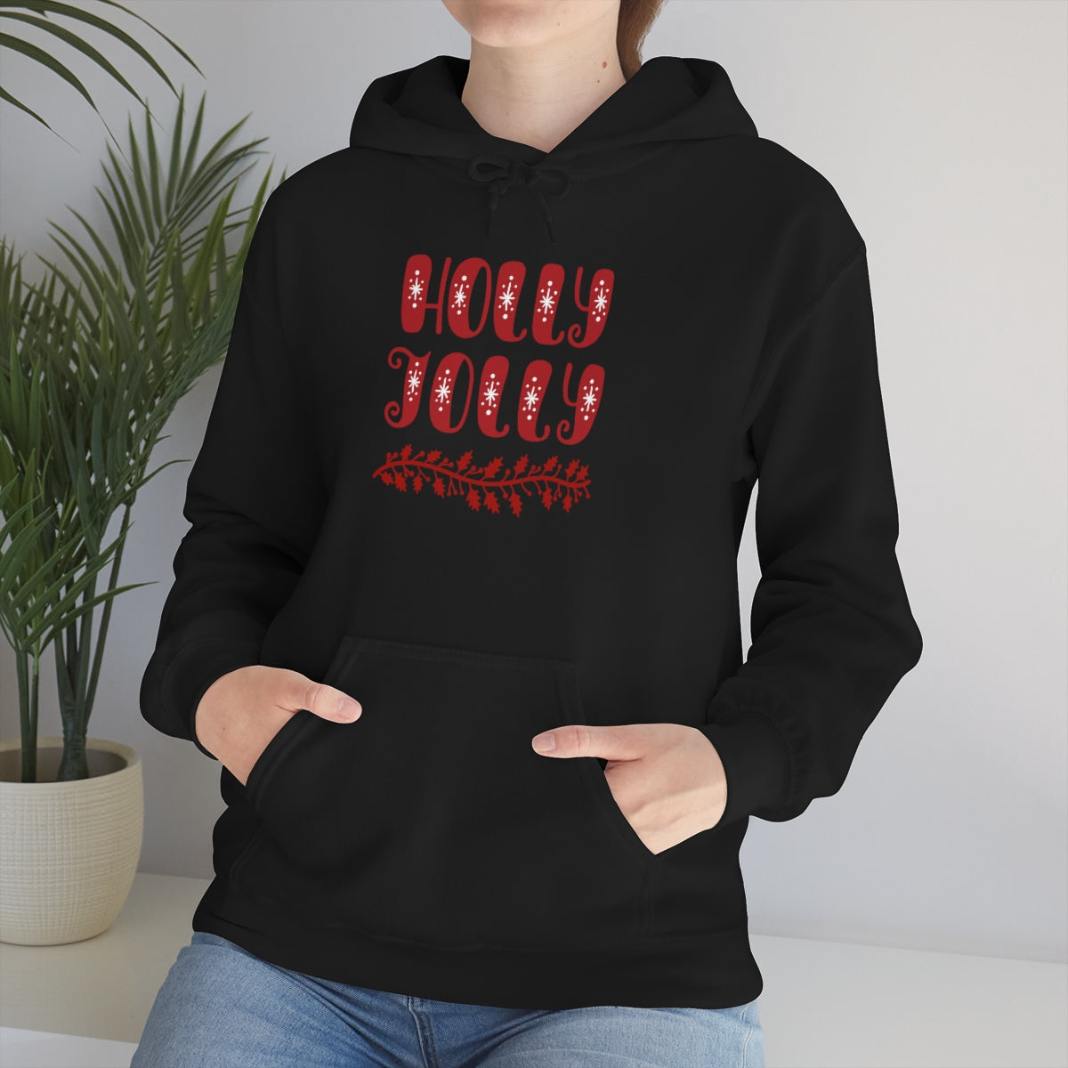 "Holly Jolly" Unisex Heavy Blend™ Hooded Sweatshirt