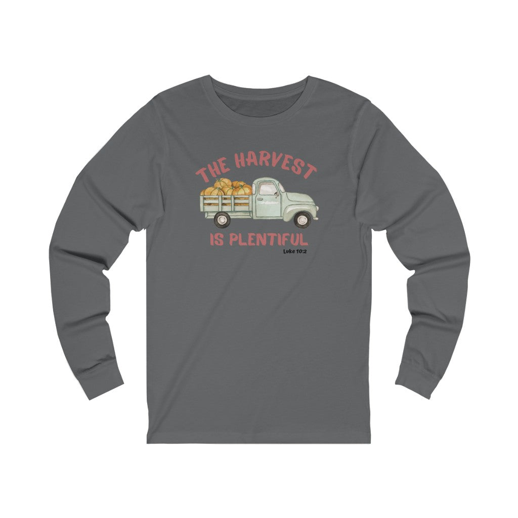 The Harvest is Plentiful Unisex Jersey Long Sleeve Tee