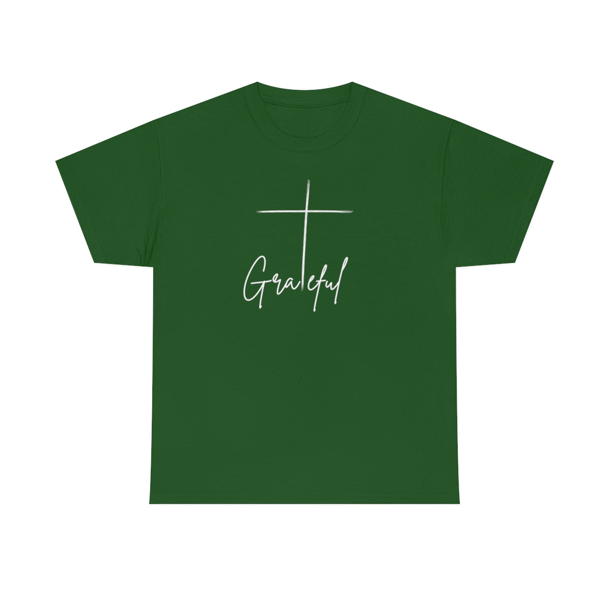 "Grateful Cross" Unisex Heavy Cotton Tee