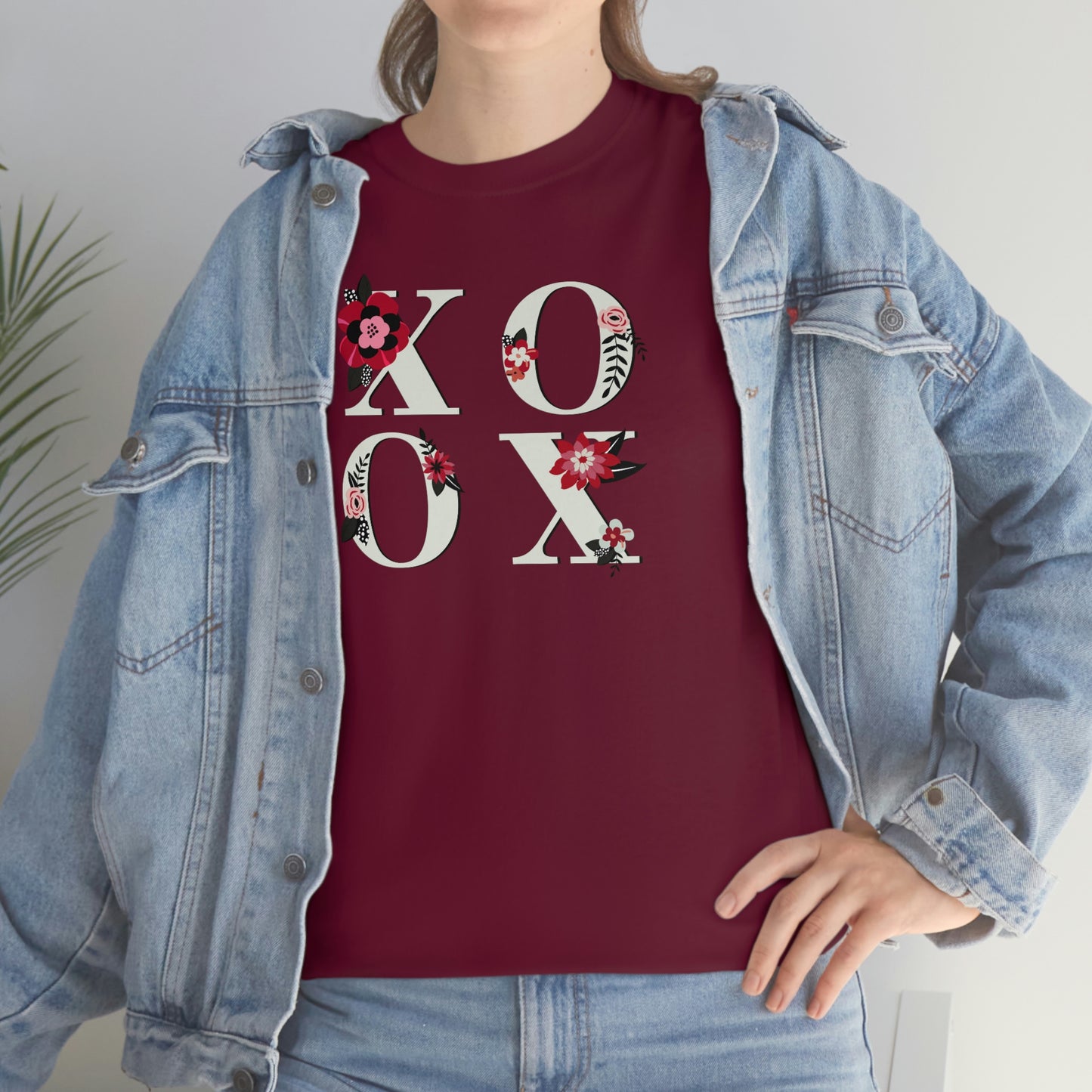 "XO OX" Unisex Heavy Cotton Tee