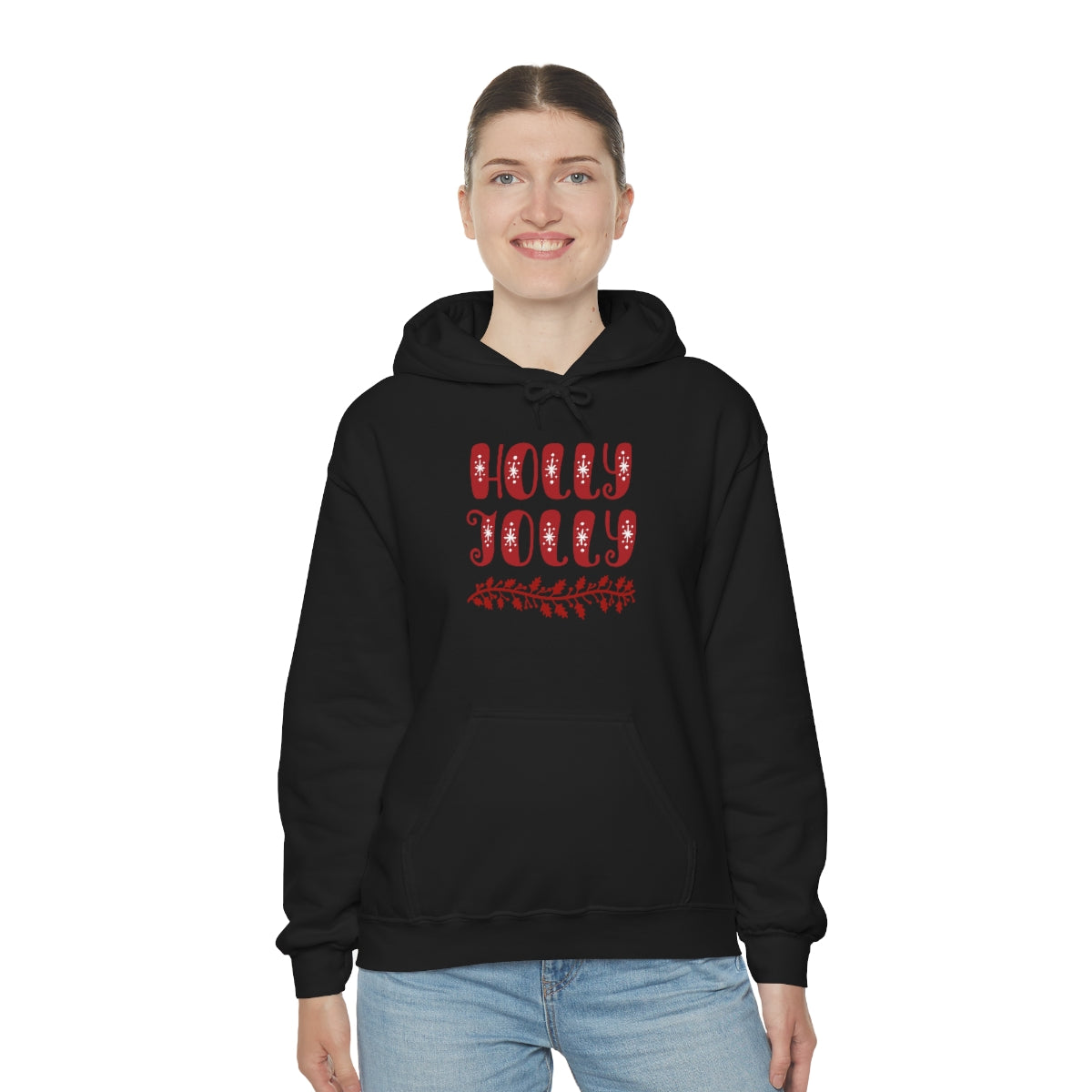 "Holly Jolly" Unisex Heavy Blend™ Hooded Sweatshirt