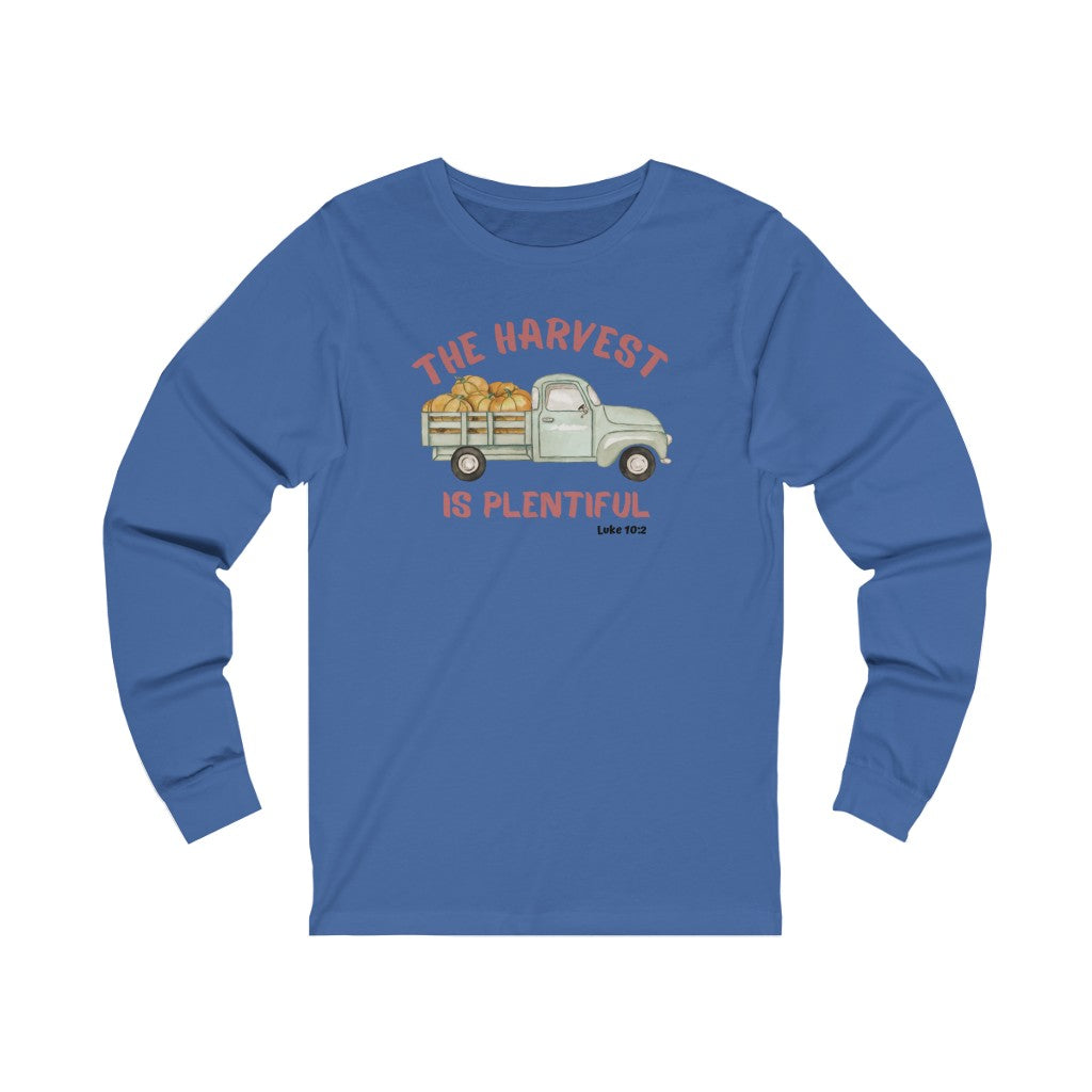 The Harvest is Plentiful Unisex Jersey Long Sleeve Tee