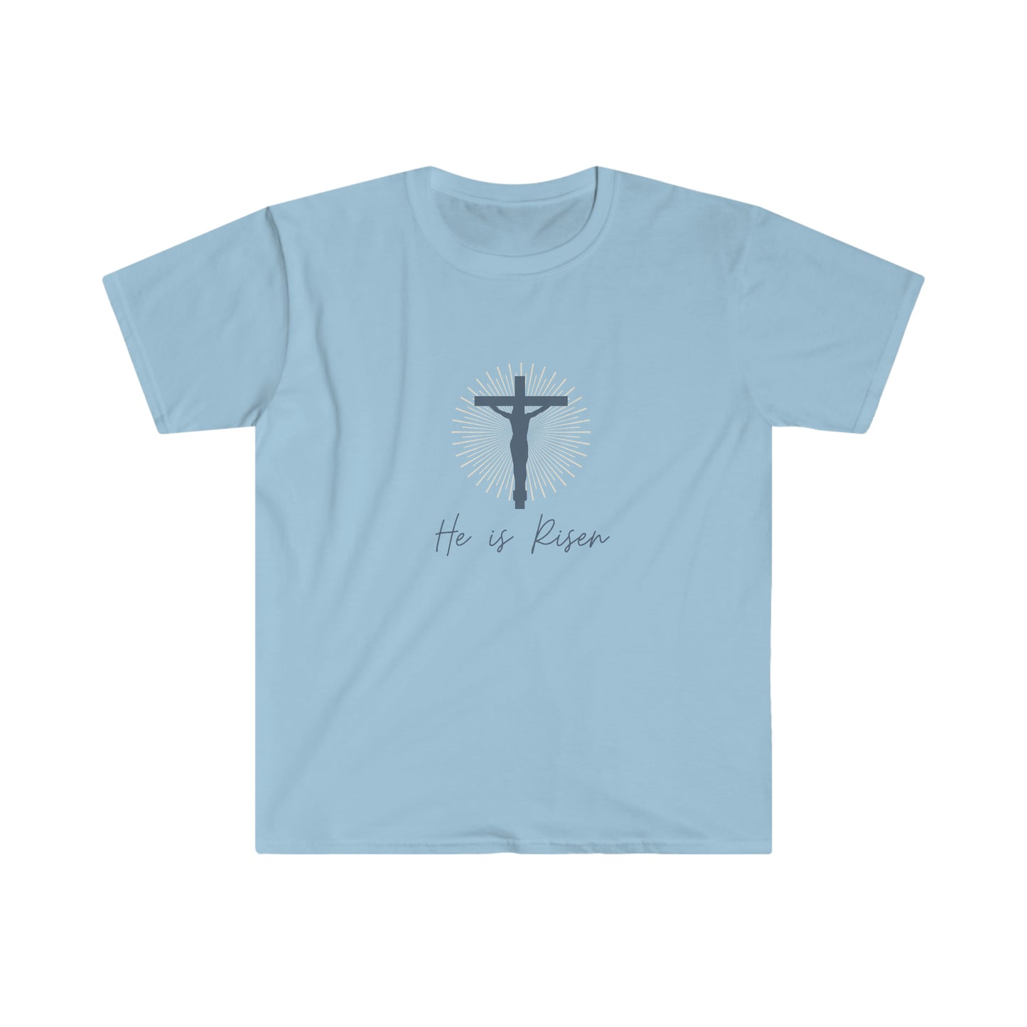 "He Is Risen" Unisex Softstyle T-Shirt