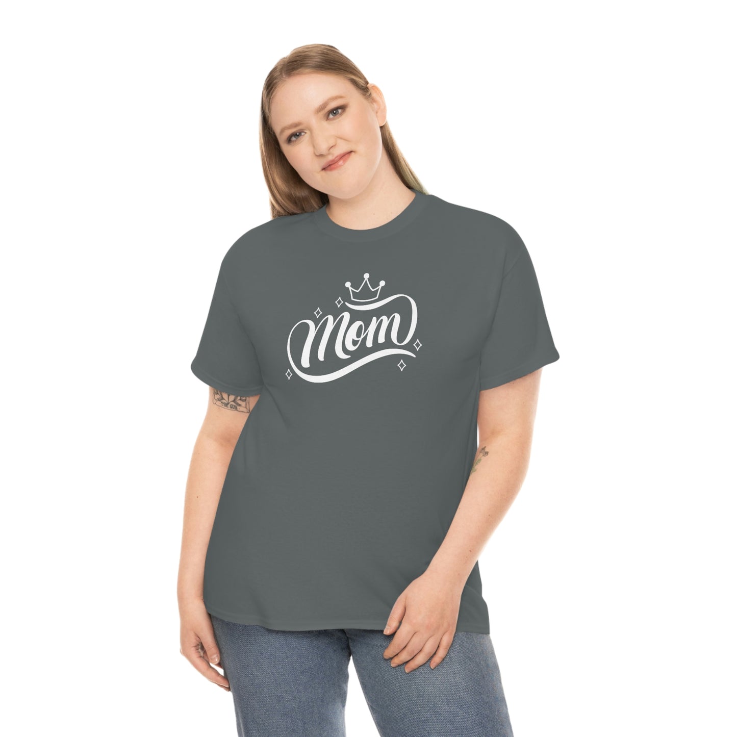 "Mom" Unisex Heavy Cotton Tee