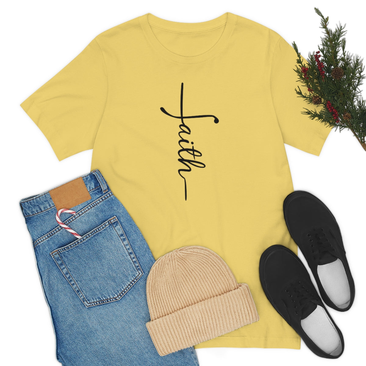 "Faith" Unisex Jersey Short Sleeve Tee