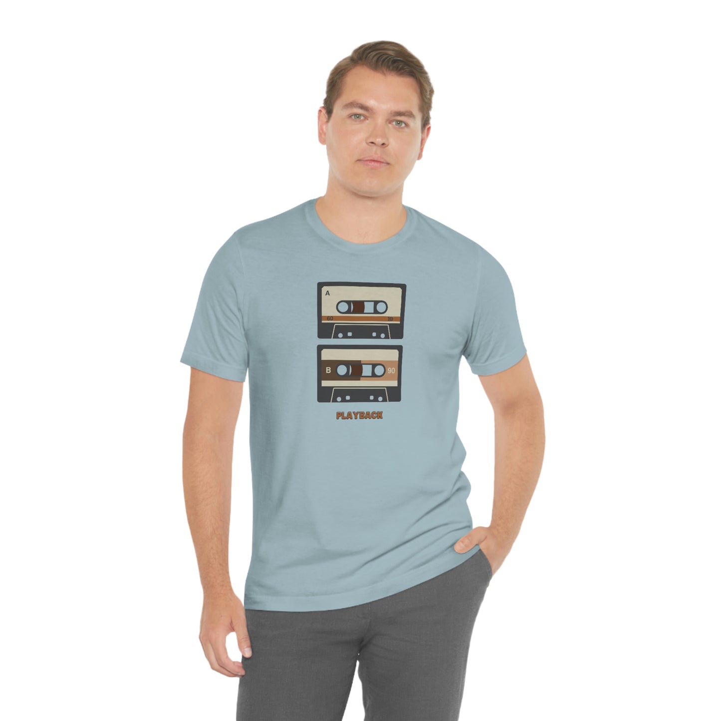 "Playback" Unisex Jersey Short Sleeve Tee