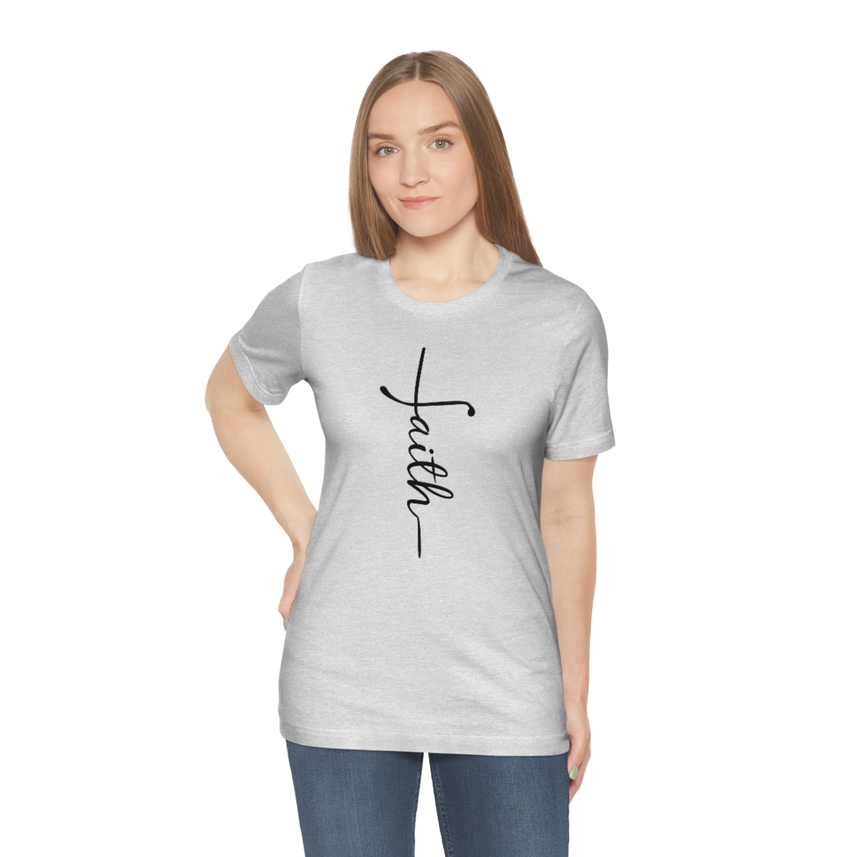 "Faith" Unisex Jersey Short Sleeve Tee