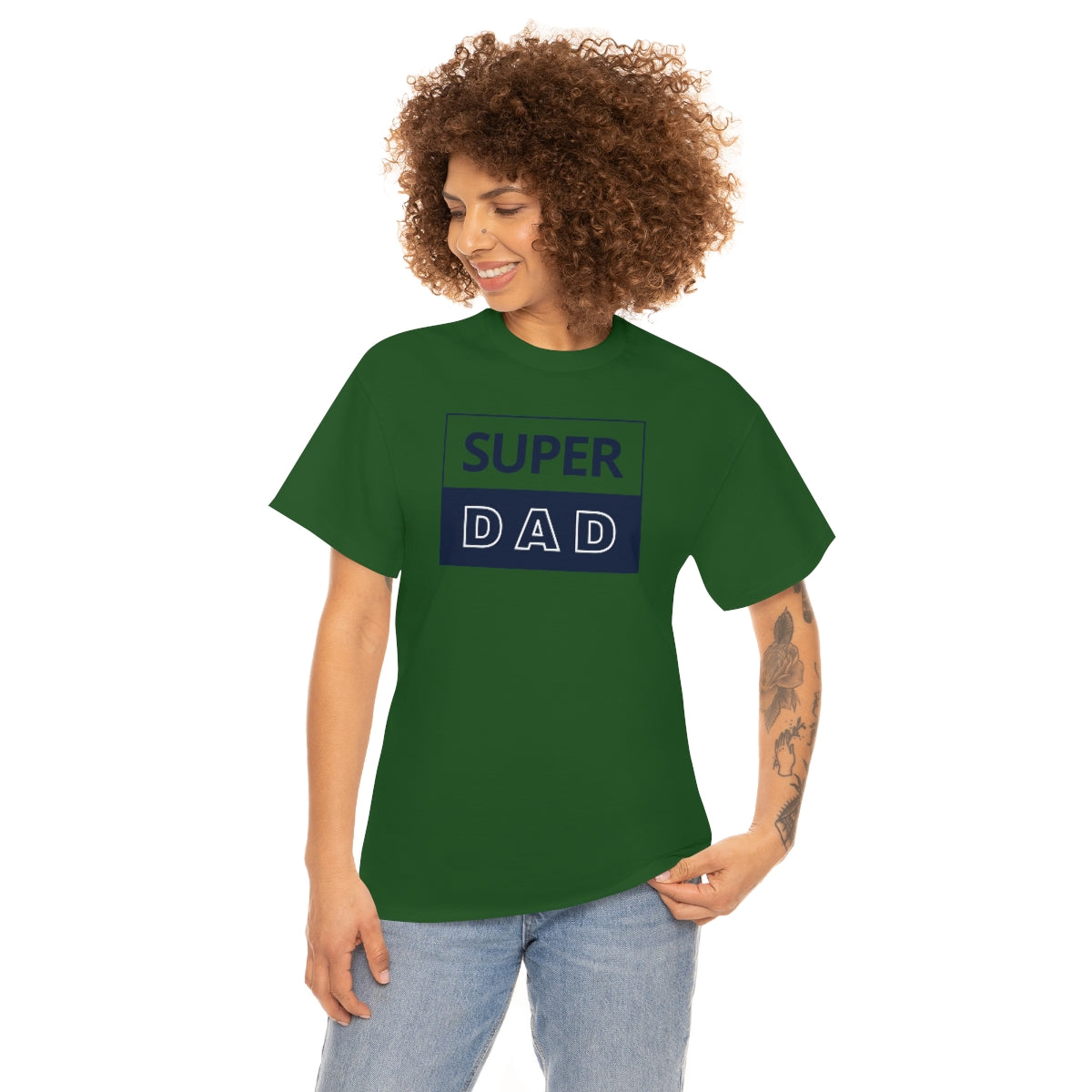 "Super Dad" Unisex Heavy Cotton Tee