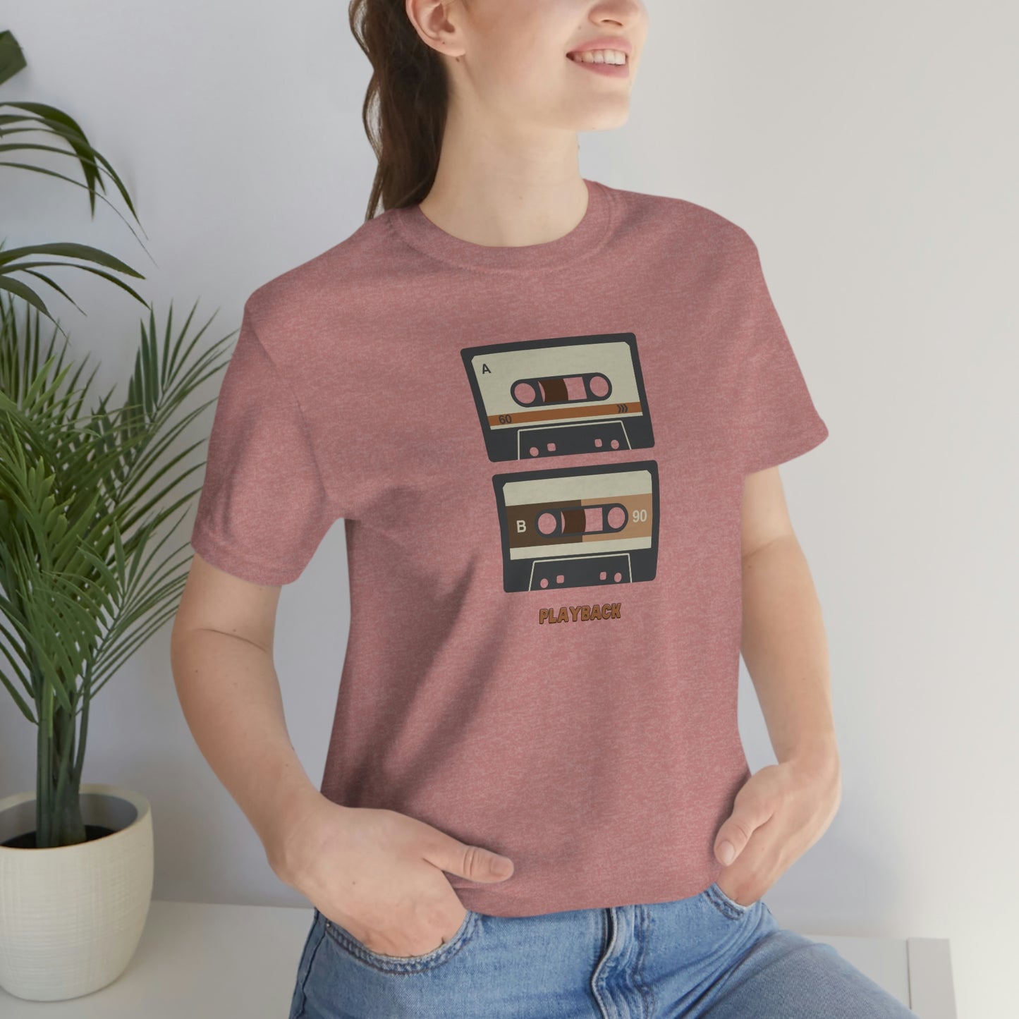 "Playback" Unisex Jersey Short Sleeve Tee