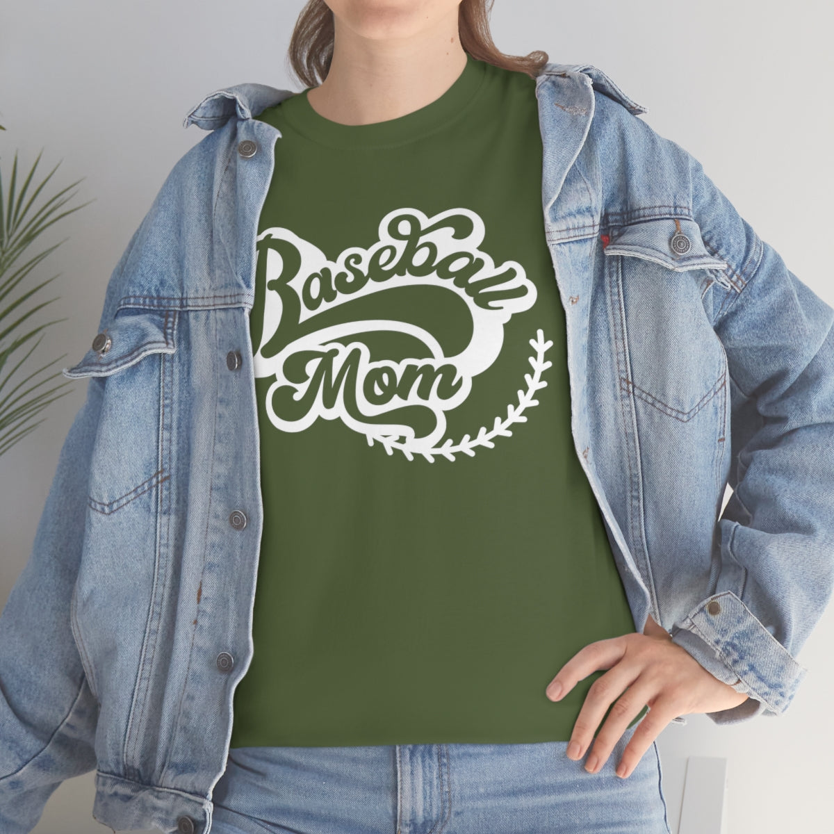 "Baseball Mom" Unisex Heavy Cotton Tee