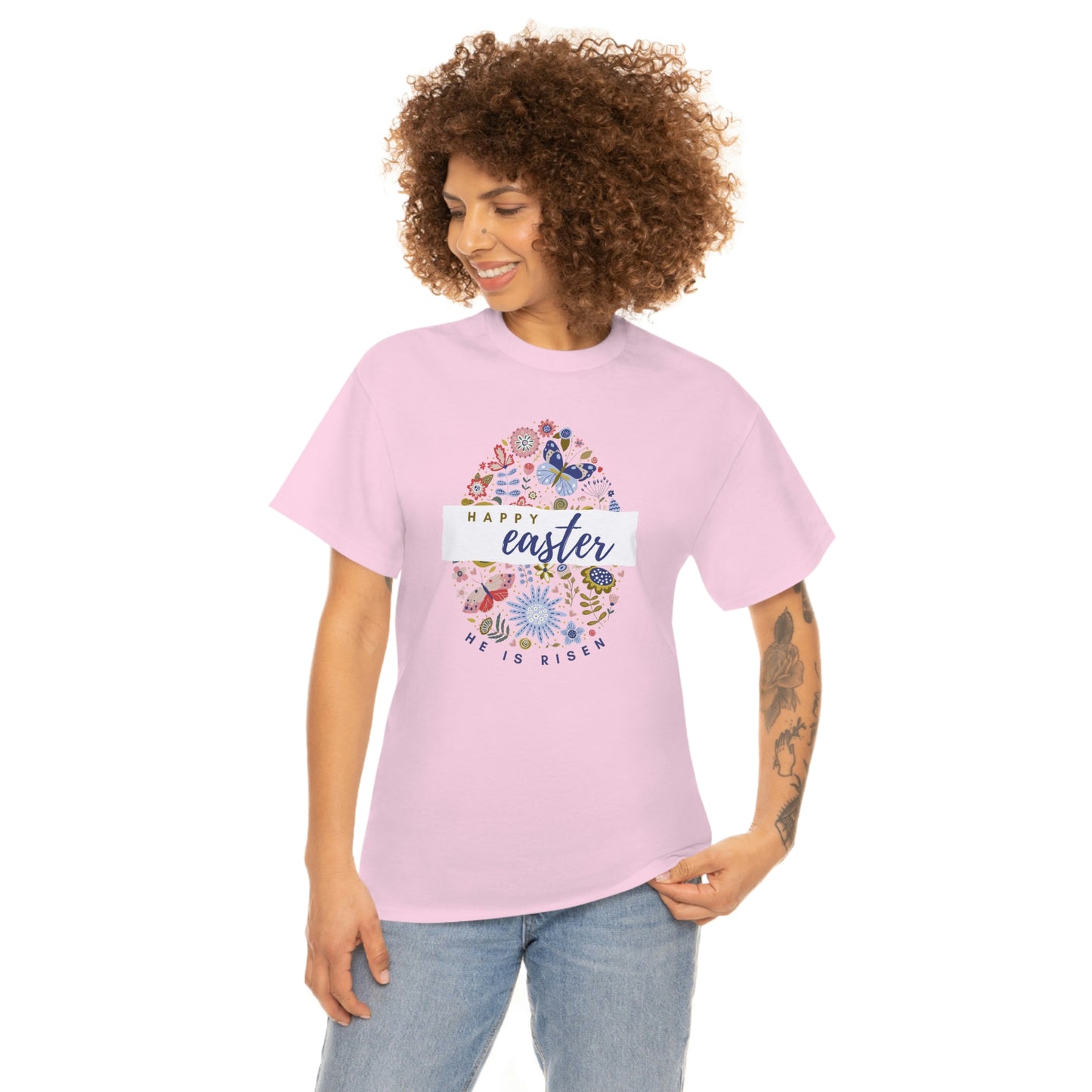 "Happy Easter" Unisex Heavy Cotton Tee