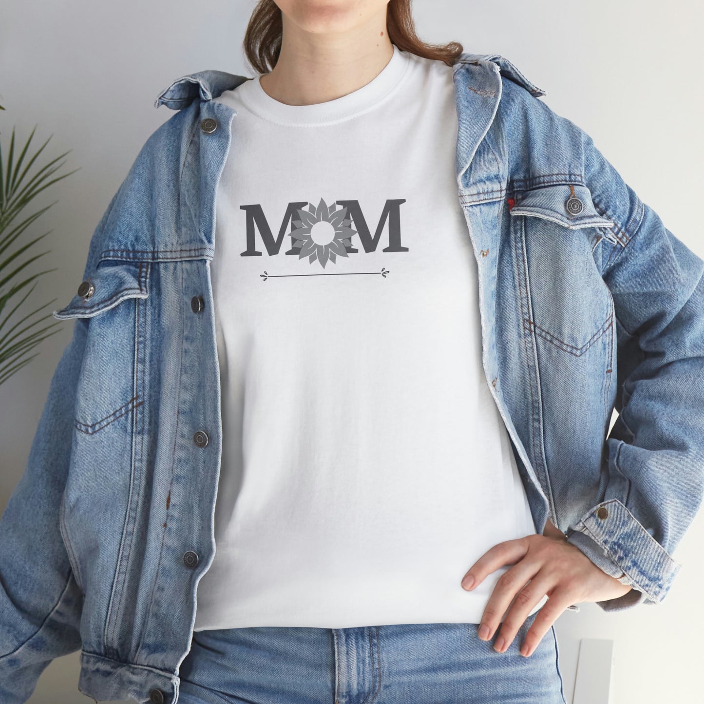 "Mom" Unisex Heavy Cotton Tee