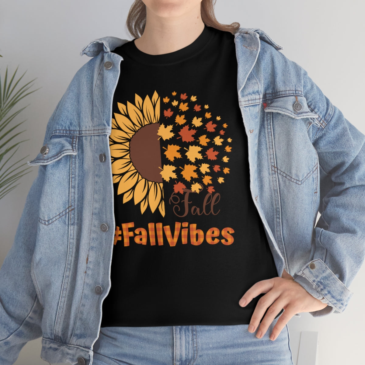 "#FallVibes" Unisex Heavy Cotton Tee
