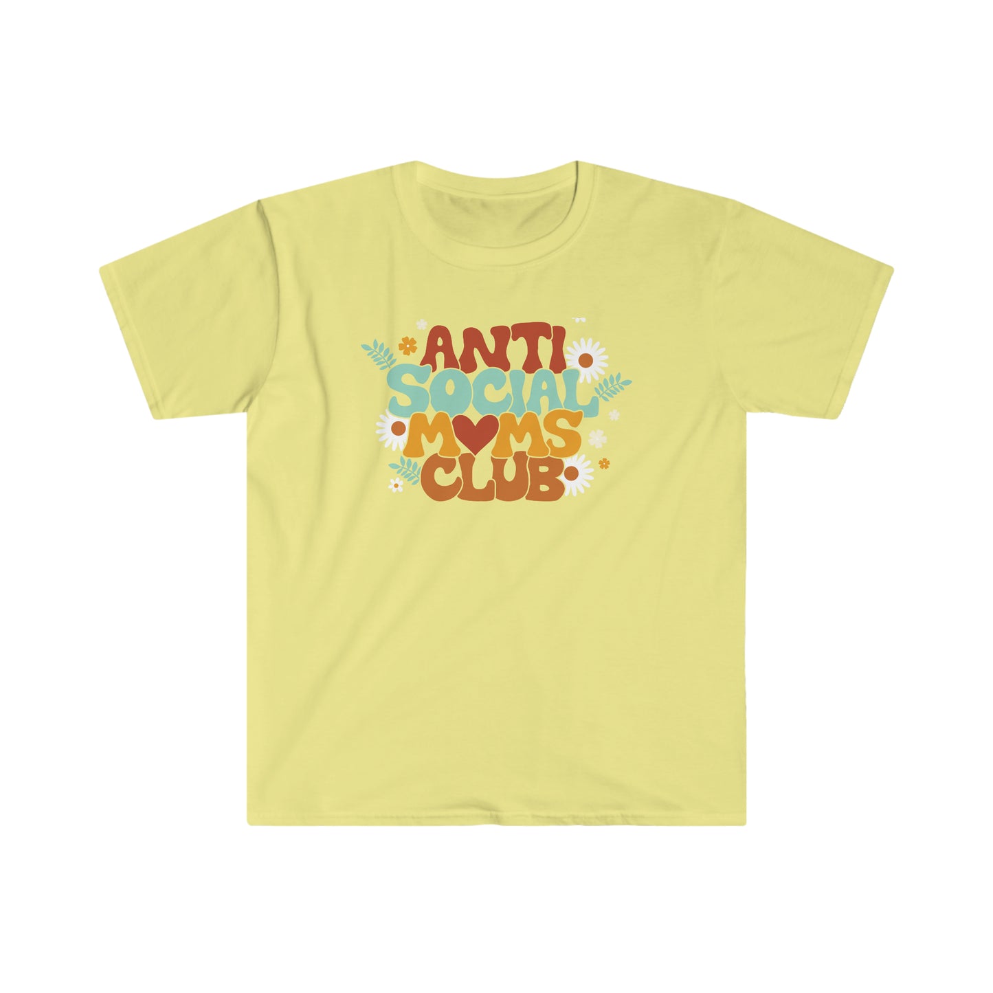 "Anti Social Moms Club" Unisex Softstyle T-Shirt