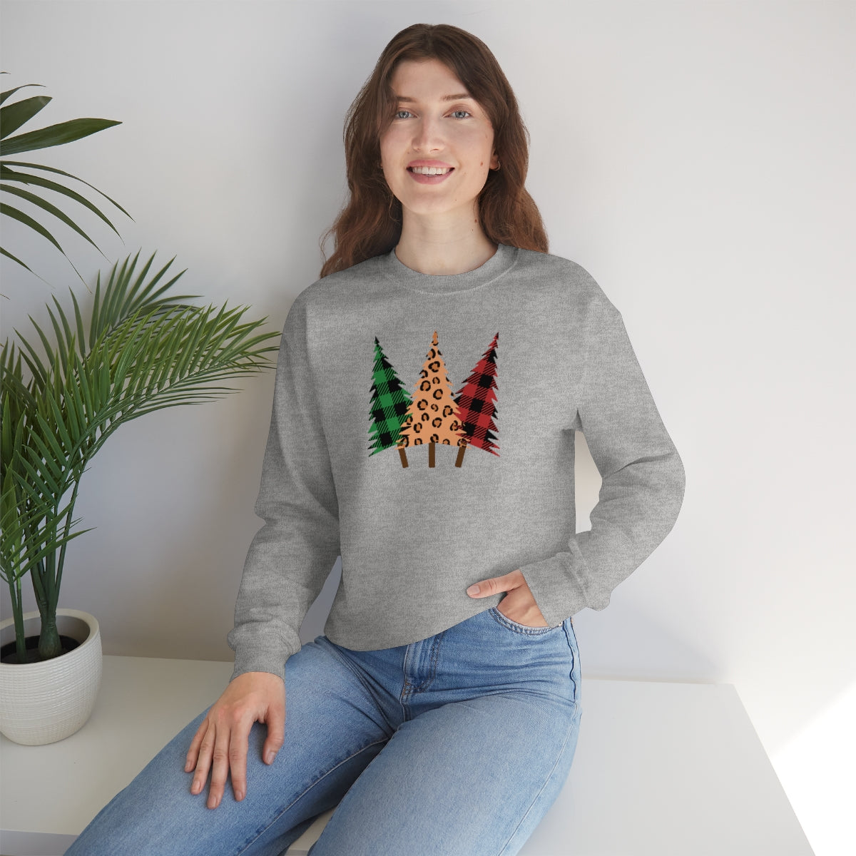 "Christmas Trees" Unisex Heavy Blend™ Crewneck Sweatshirt