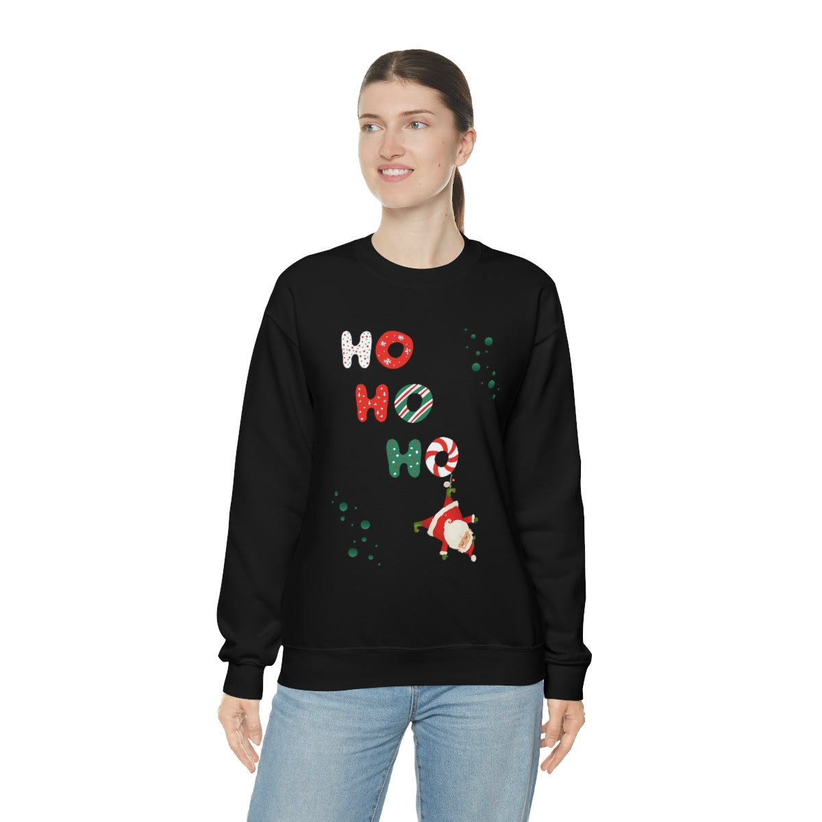 "Ho Ho Ho" Unisex Heavy Blend™ Crewneck Sweatshirt