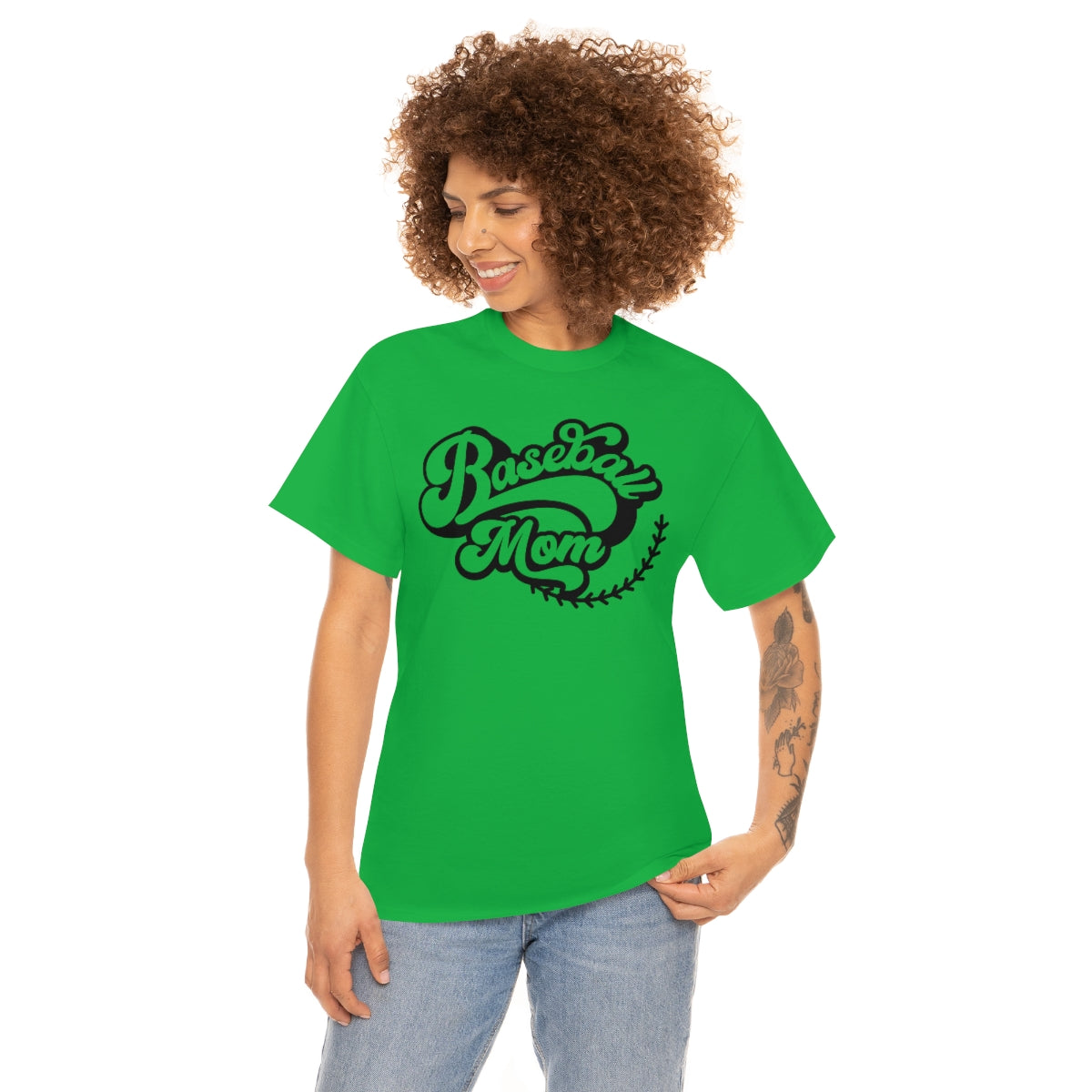 "Baseball Mom" Unisex Heavy Cotton Tee