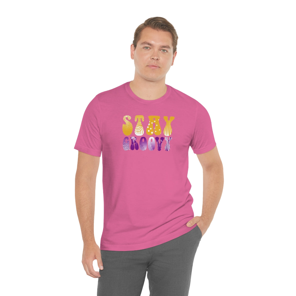 Stay Groovy Unisex Jersey Short Sleeve Tee