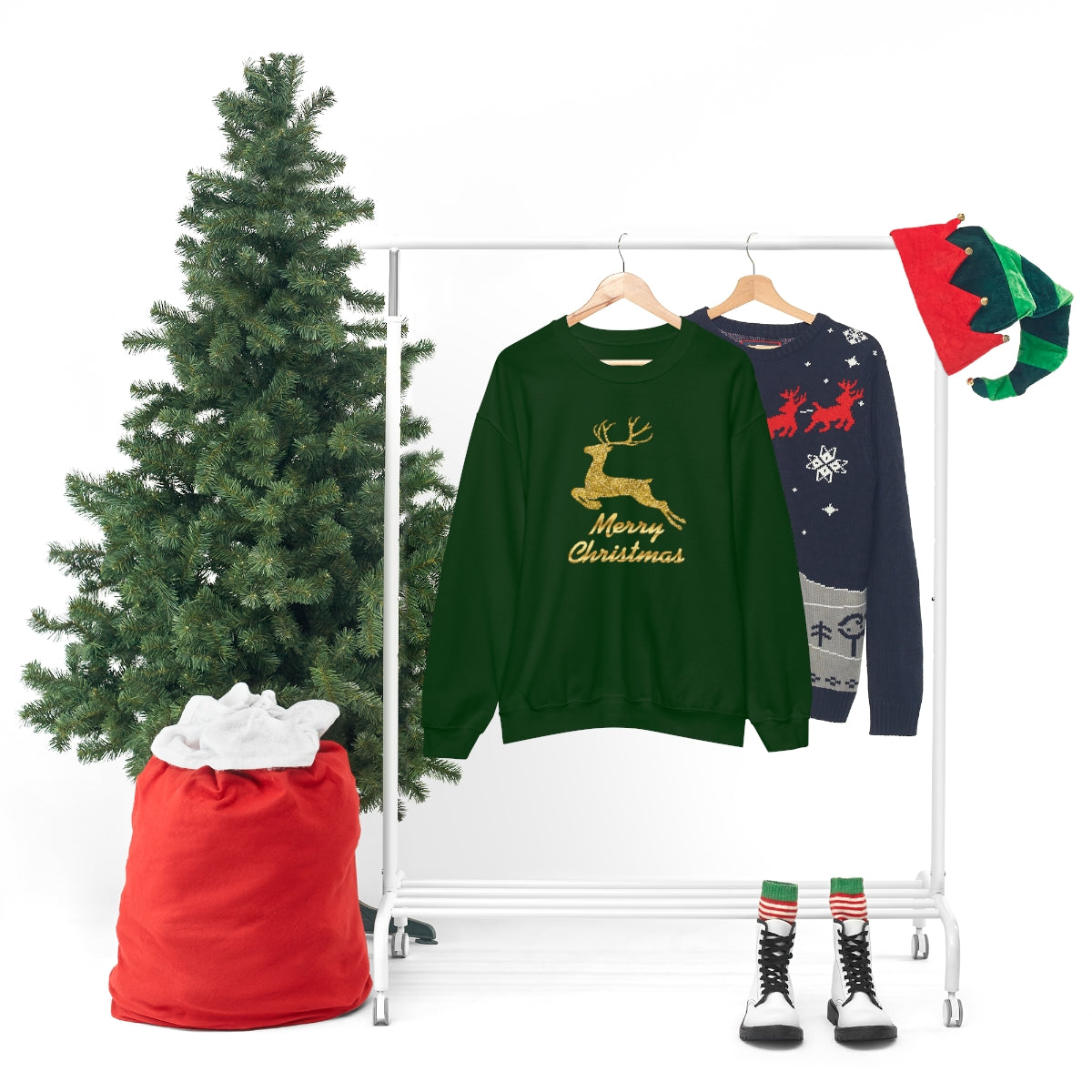 "Merry Christmas" Unisex Heavy Blend™ Crewneck Sweatshirt