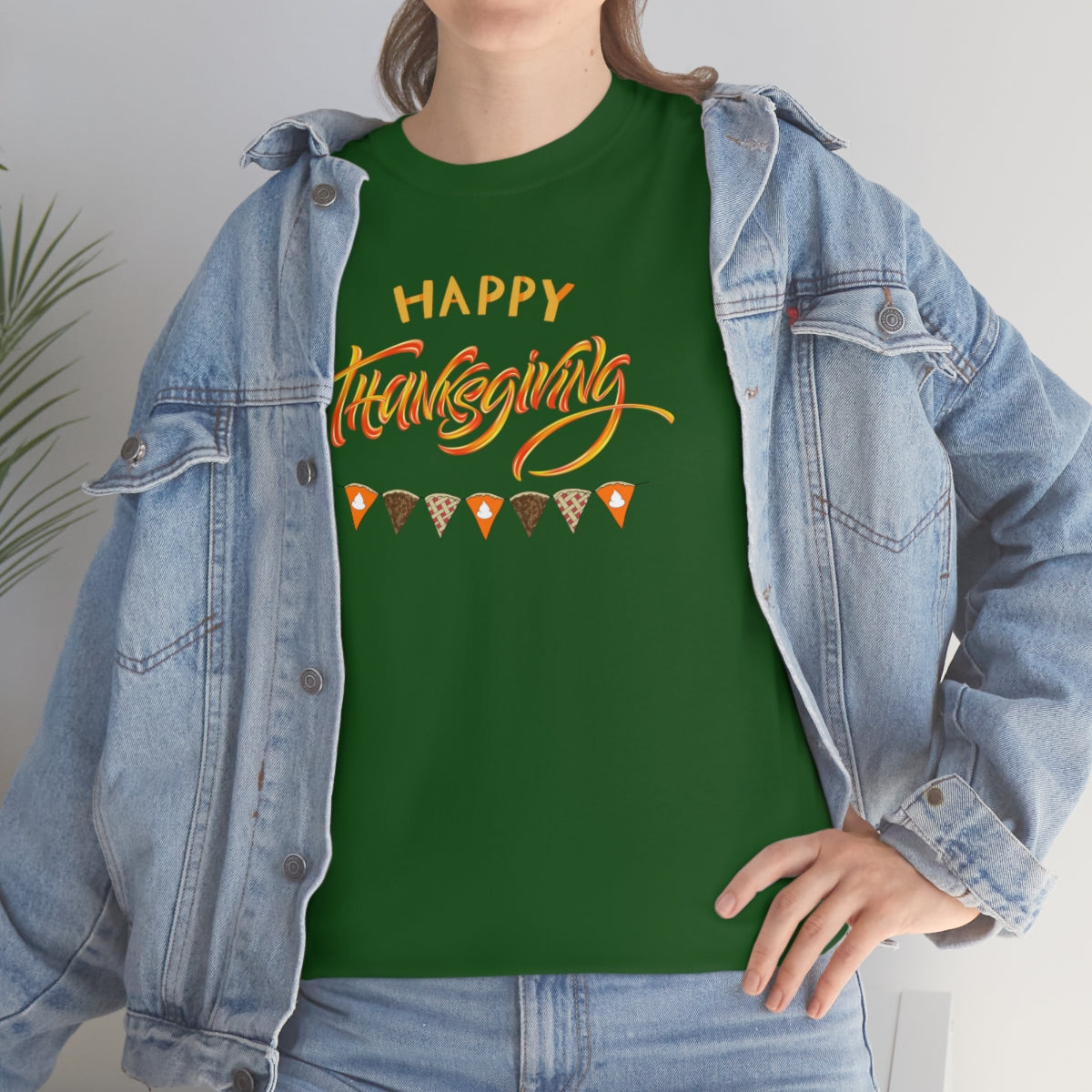 "Happy Thanksgiving" Unisex Heavy Cotton Tee
