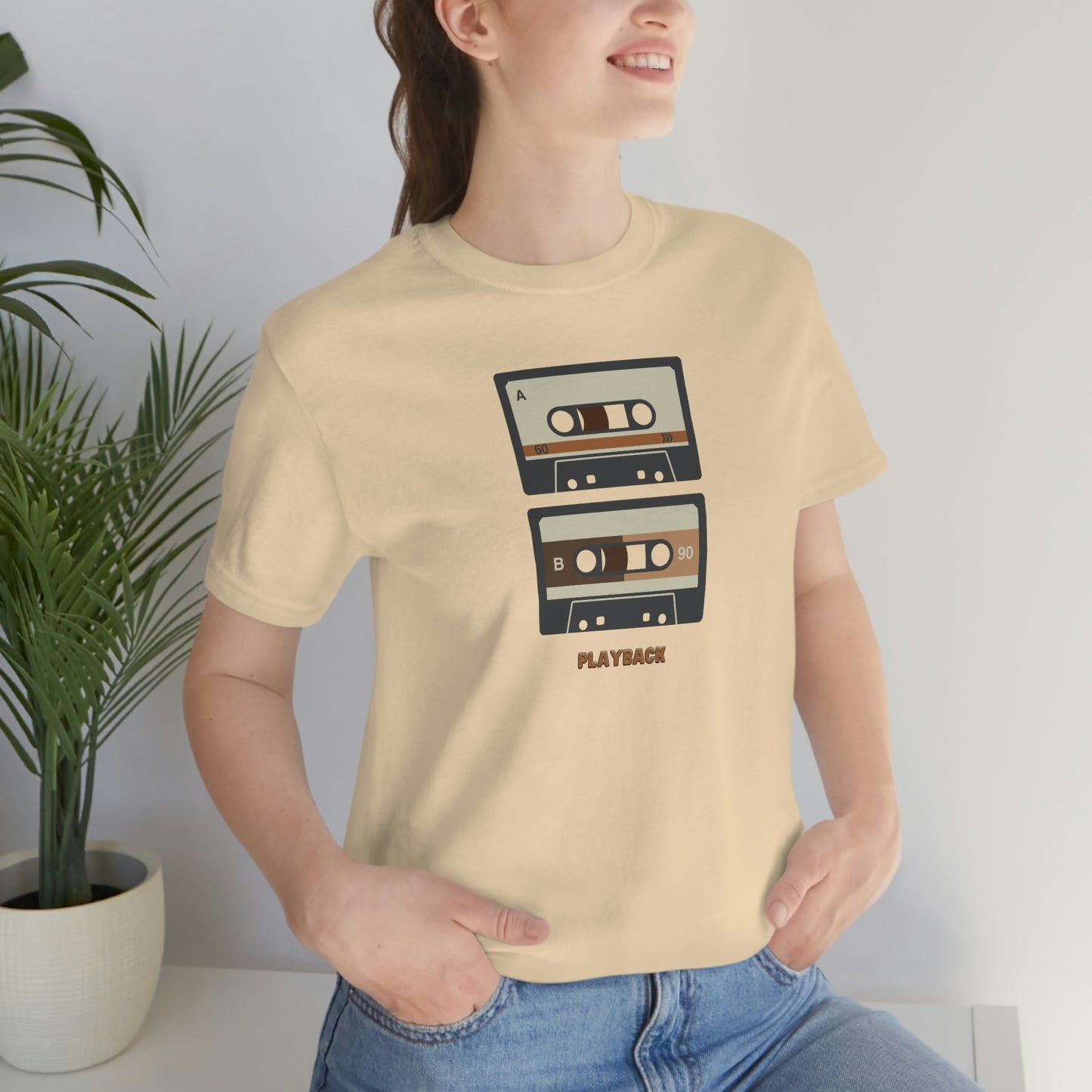 "Playback" Unisex Jersey Short Sleeve Tee