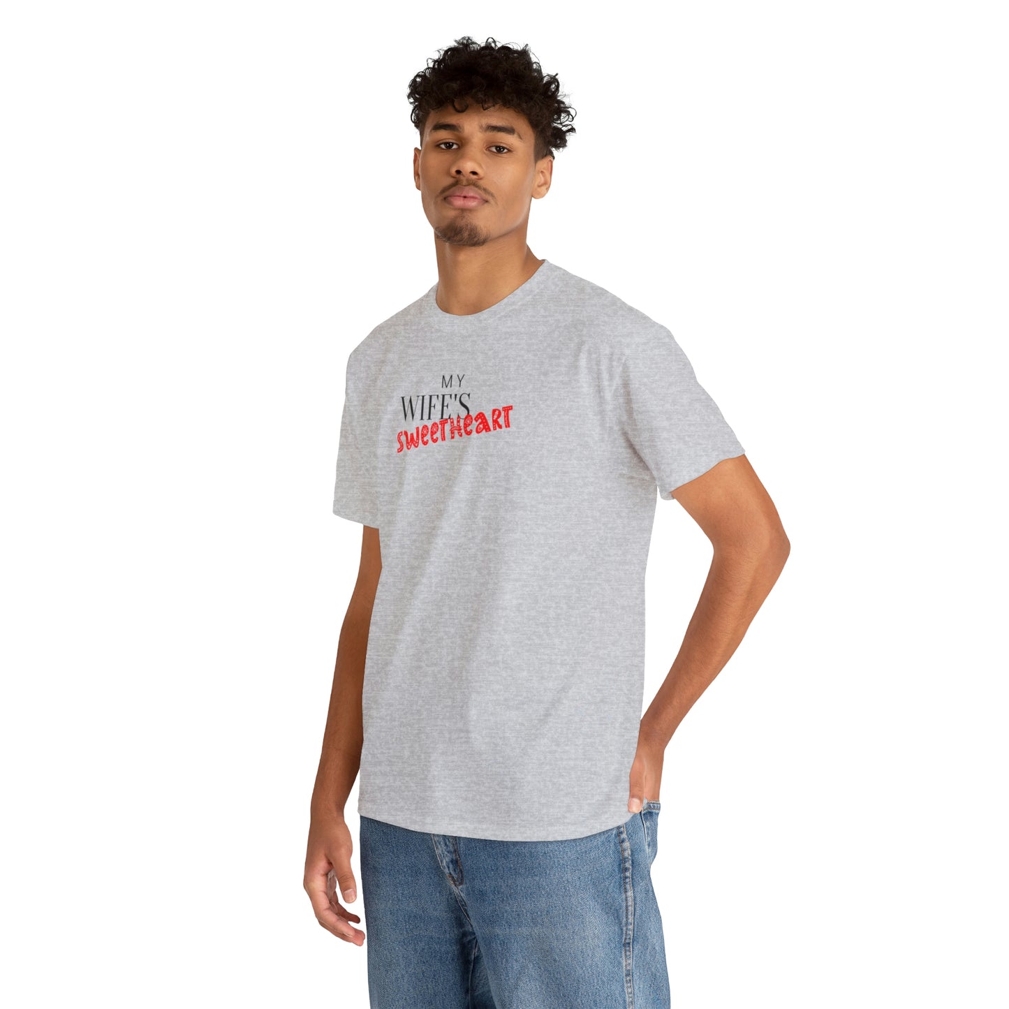 "My Wife's Sweetheart" Unisex Heavy Cotton Tee